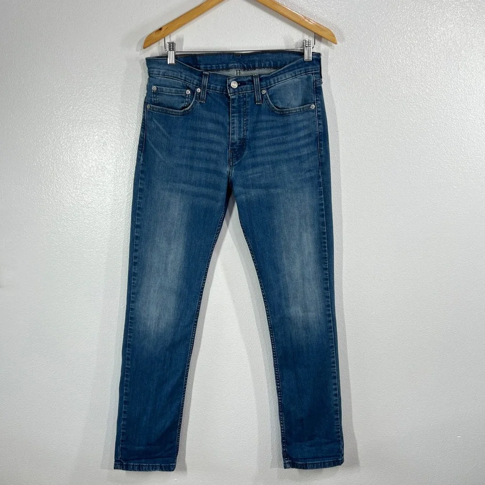 Levi's‎ 511 Slim Fit Jeans Mens 32x32 Blue Medium Wash Stretch Denim 04511-1025
